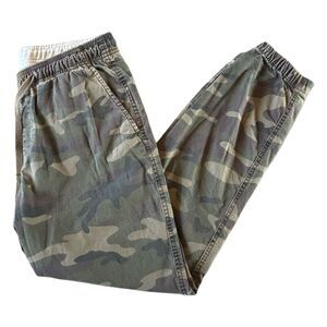 Gap Joggers Camo Men's Size Small Pants Pockets Khakis Everyday Cotton Blend